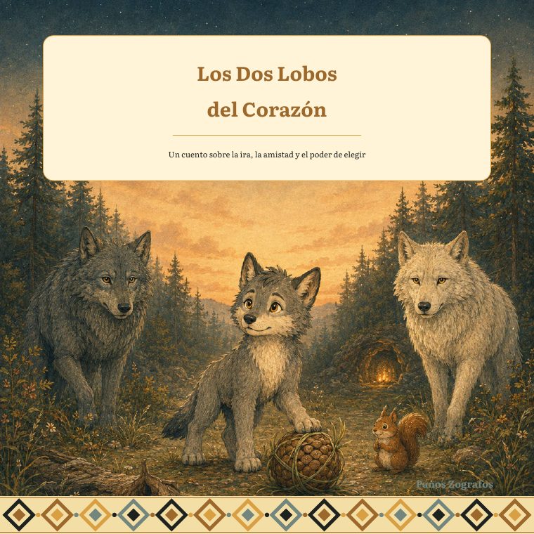 Portada: Los Dos Lobos del Corazón